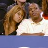 Beyoncé et Jay-Z s'aiment depuis 2002 et se sont dit oui le 4 avril 2008 à New York. Aujourd'hui, le couple star attend son premier enfant. (New York, 5 septembre 2003)