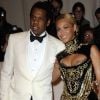 Beyoncé et Jay-Z s'aiment depuis 2002 et se sont dit oui le 4 avril 2008 à New York. Aujourd'hui, le couple star attend son premier enfant. (New York, 2 avril 2011)