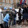 Angelina Jolie sur le tournage de sa première réalisation en Hongrie en novembre 2010