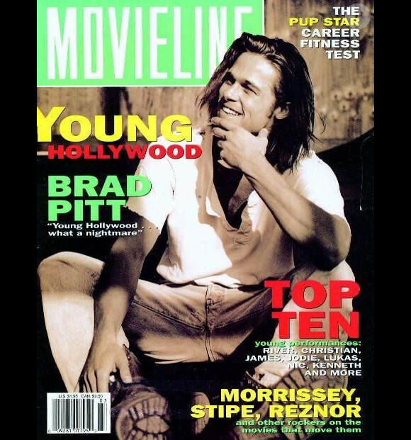Brad Pitt, en couverture de MovieLine. Mars 1993.