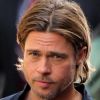 Brad Pitt, en tournage pour World War Z, a emmené toute sa tribu avec lui. Glasgow, le 18 août 2011.