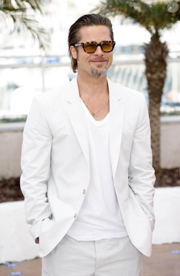A 47 ans, le beau Brad Pitt a réussi sa vie professionnelle et personnelle. Cannes, le 16 mai 2011.