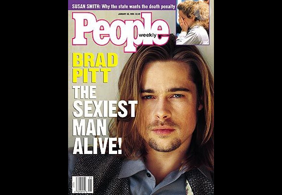 Janvier 1995 : Brad Pitt est couronné Homme en vie le plus sexy par le magazine People.