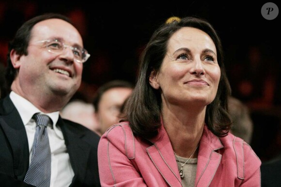 François Hollande et Ségolène Royal, à Paris, le 29 mai 2007.