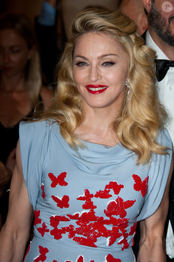 Madonna habillée par Vionnet lors de l'avant-première du film W.E. au festival de Venise le 1er septembre 2011