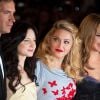 James d'Arcy, Andrea Riseborough, Madonna et Abbie Cornish lors de l'avant-première du film W.E. au festival de Venise le 1er septembre 2011