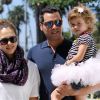 Jessica Alba , son mari Cash Warren, et leur petite Honor : une vraie famille du bonheur à Los Angeles le 3 septembre 2011