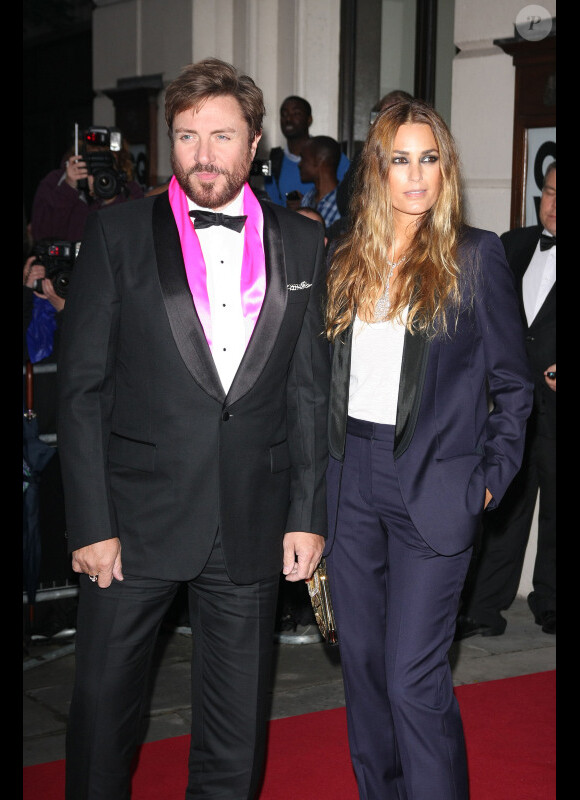 Simon et Yasmin Le Bon lors de la soirée des GQ Awards à Londres le 6 septembre 2011