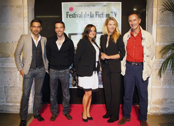 Thierry Lhermitte, Natalia Dontcheva, Doudi, Arnaud Giovanetti au festival de La Rochelle le 8 septembre