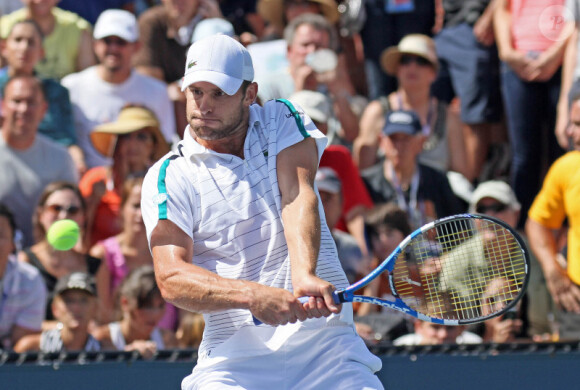 Andy Roddick, sous les yeux de sa belle Brooklyn Decker s'est imposé dans la rencontre qui l'opposait à David Ferrer à l'US Open 2011