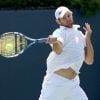 Andy Roddick, sous les yeux de sa belle Brooklyn Decker s'est imposé dans la rencontre qui l'opposait à David Ferrer à l'US Open 2011