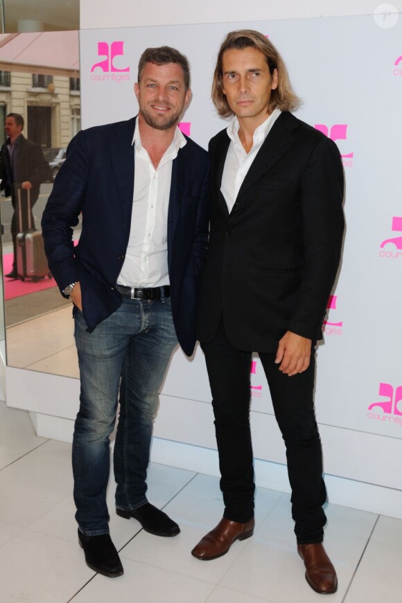 Frederic Torloting et Jacques Bungert assistent à la Vogue Fashion Night dans la boutique Courreges à Pairs, le 8 septembre 2011