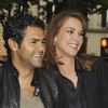 Jamel Debbouze et Mélissa Theuriau, à Paris, en juin 2010.