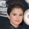 La jeune chanteuse et actrice Selena Gomez sur le tapis rouge des Video Music Awards. Los Angeles, le 28 août 2011.