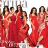 Voici la couverture entière du magazine Latina pour son numéro anniversaire. 