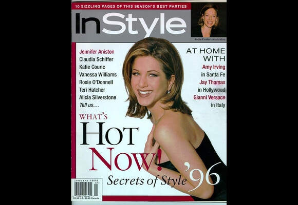 Janvier 1996 : Jennifer Aniston est en couverture du magazine InStyle.