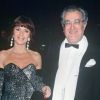 Georges Fillioud et Danièle Evenou en 1985 lors de la soirée des 7 d'or