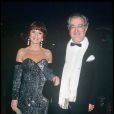 Georges Fillioud et Danièle Evenou en 1985 lors de la soirée des 7 d'or 