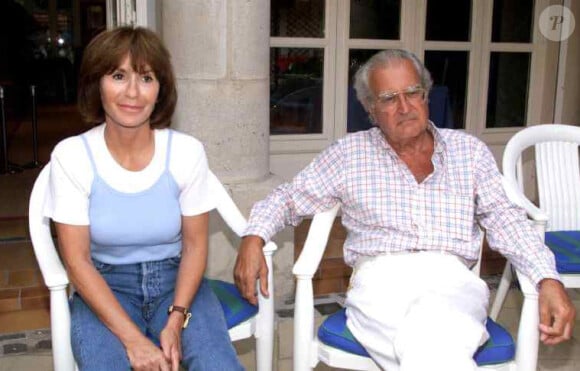 Georges Fillioud et Danièle Evenou à Saint-Tropez en 1998