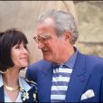 Georges Fillioud et Danièle Evenou fêtant leur dix ans de rencontre à Saint-Paul-de-Vence en 1993 