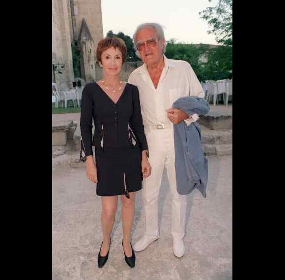Georges Fillioud et Danièle Evenou à Avignon en 1999
