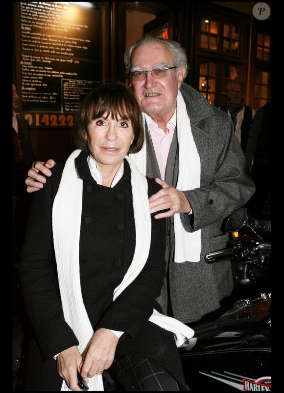 Georges Fillioud et Danièle Evenou à Paris en 2006