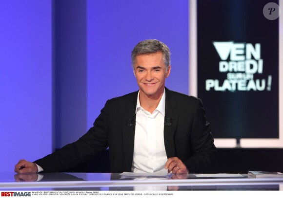 Cyril Viguier sur le plateau de l'émission Vendredi sur un plateau, vendredi 2 septembre 2011.