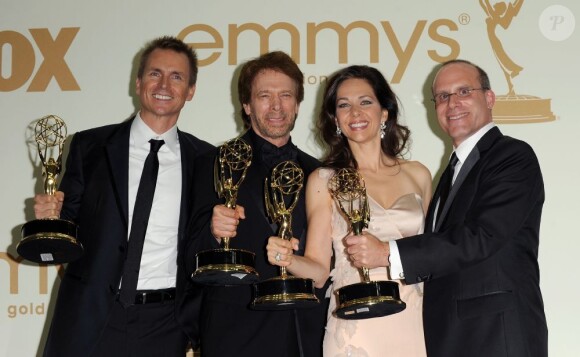 Jerry Bruckheimer lors des 63ème Emmy Awards à Los Angeles, le 18 septembre 2011