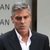George Clooney sur le tournage d'un spot pour Mercedes Benz à Beverly Hills le 16 septembre 2011