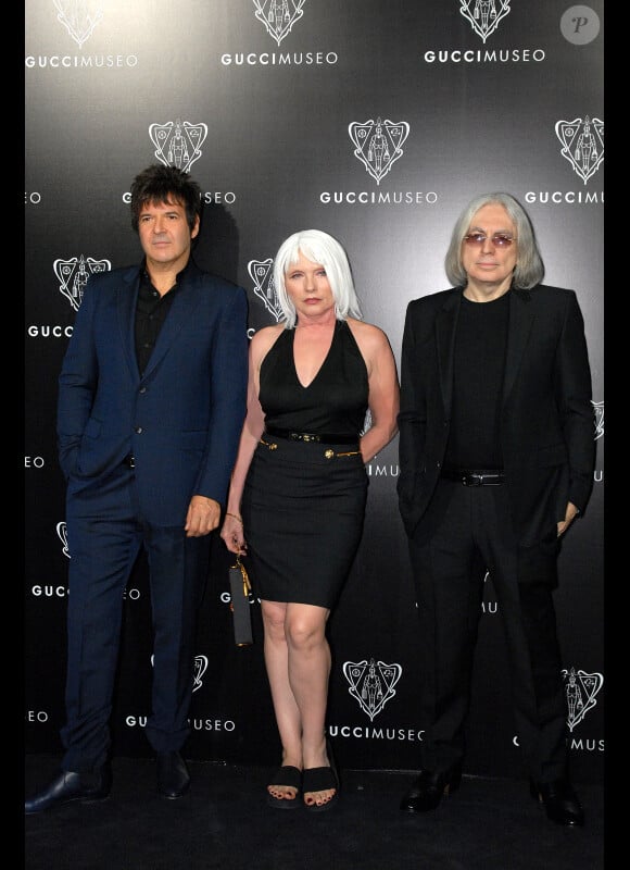 Le groupe Blondie à l'ouverture du musée Gucci à Florence en Italie le 26 septembre 2011