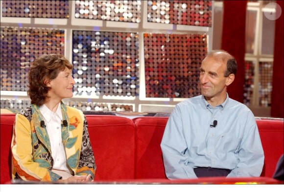 Jeannie Longo avec son mari Patrice Ciprelli le 17 mai 2002 à Paris