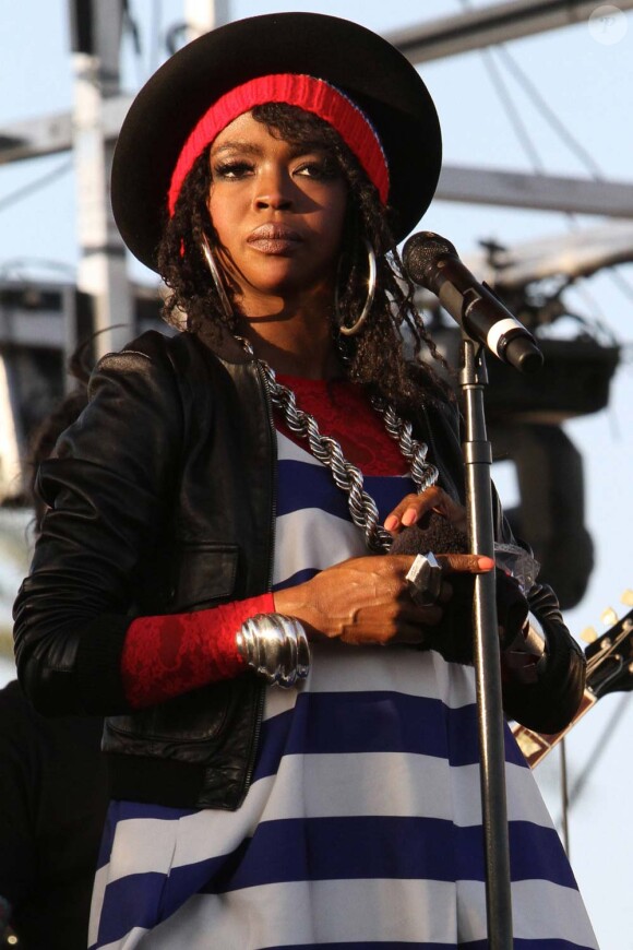 Lauryn Hill au festival Coachella en Californie, le 15 avril 2011.