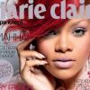 La chanteuse Rihanna, rayonnante avec ses cheveux rouges, était en Une du Marie Claire russe de décembre 2010.