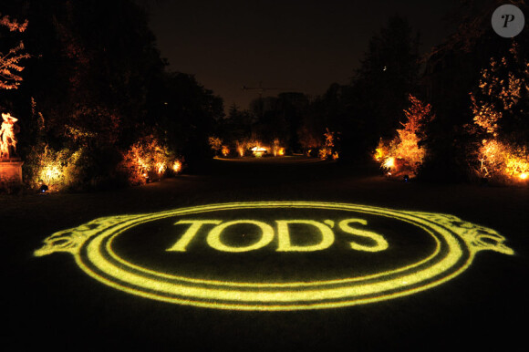 Soirée Tod's, pour le lancement de la collection Signature. Ambassade d'Italie à Paris, le 2 octobre 2011