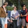 Jennifer Connelly avec son mari Paul Bettany et leurs enfants à New York - septembre 2011