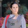 Jennifer Connelly en balade avec sa fille Agnes à New York le 5 octobre 2011