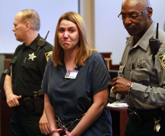 Amanda Brumfield le 6 octobre 2011 à Orlando. Elle a été condamnée pour meurtre au premier degré.