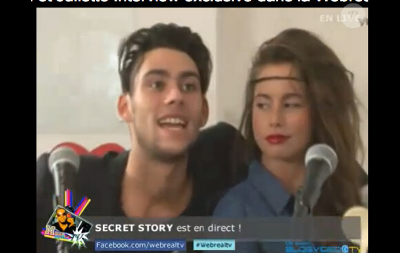 Simon et Juliette se confient à la Web Real TV sur Secret Story 5
