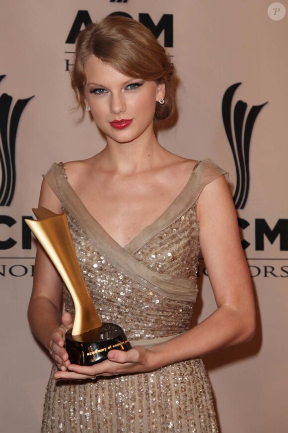 Taylor Swift à la cérémonie des ACM Special Awards, à Nashville, le 19 spetembre 2011.