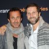 Fabrice Laffont et Arthur Benzaquen lors de l'avant-première de la série ZAK à Paris le 12 octobre 2011