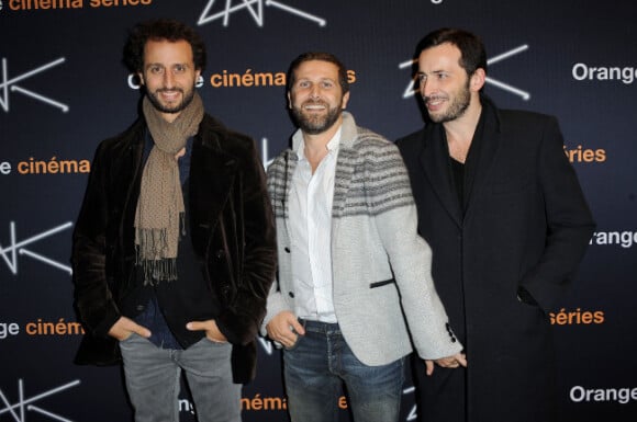 Arié Elmaleh, Arthur Benzaquen et Michaël Cohen lors de l'avant-première de la série ZAK à Paris le 12 octobre 2011