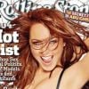 Jouissant de sa célébrité, Lindsay Lohan pose en Une du Rolling Stone d'août 2004.