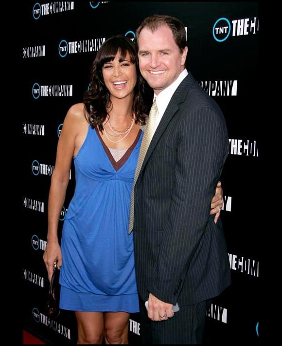 Catherine Bell et son mari Adam Beason lors d'une soirée à Los Angeles en juillet 2007 