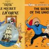 Les anciennes et nouvelles couvertures des albums de Tintin, revisitées pour l'édition américaine