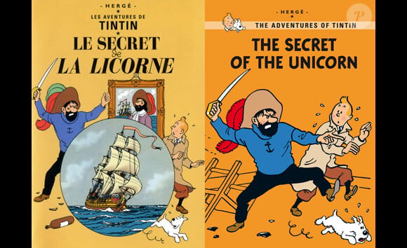 Les anciennes et nouvelles couvertures des albums de Tintin, revisitées pour l'édition américaine