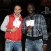 Jérôme Alonzo et Ladji Doucouré au Paris Games Week, Porte de Versailles à Paris le 20 octobre 2011