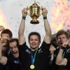La finale de la coupe du monde de rugby disputée en la France et la Nouvelle-Zélande (7-8) le dimanche 23 octobre 2011 a réalisé des records d'audience sur TF1