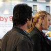Blake Lively et Matthew Settle sur le tournage de Gossip Girl dans l'Upper East Side à New York le 25 octobre 2011