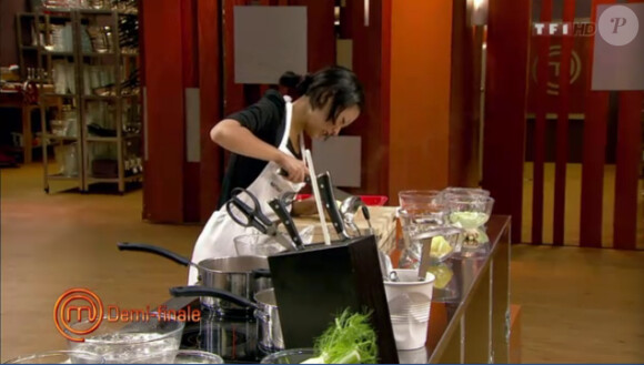 Nathalie le cuisine dans Masterchef 2, jeudi 27 octobre 2011 sur TF1