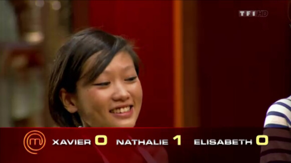 Nathalie marque un point dans Masterchef 2, jeudi 27 octobre 2011 sur TF1